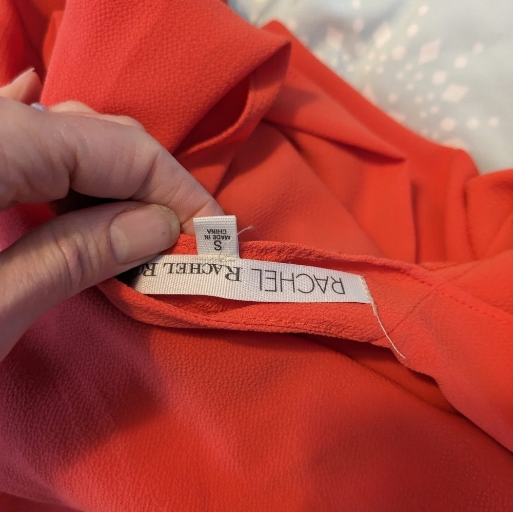 Rachel Roy Coral Drape Front Top - Picture 3 of 4